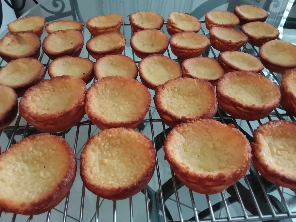 Portuguese Custard Cupcakes