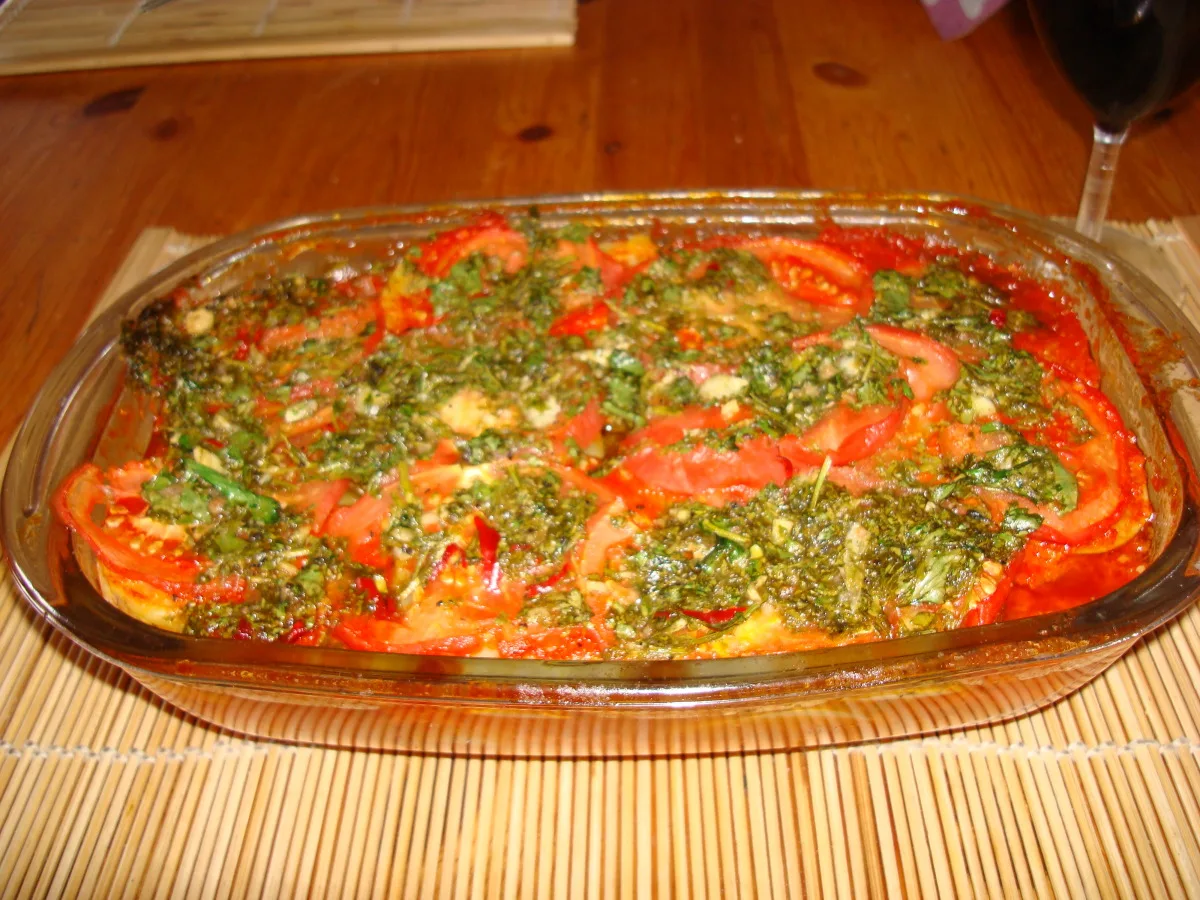 Potato and Tomato Pie
