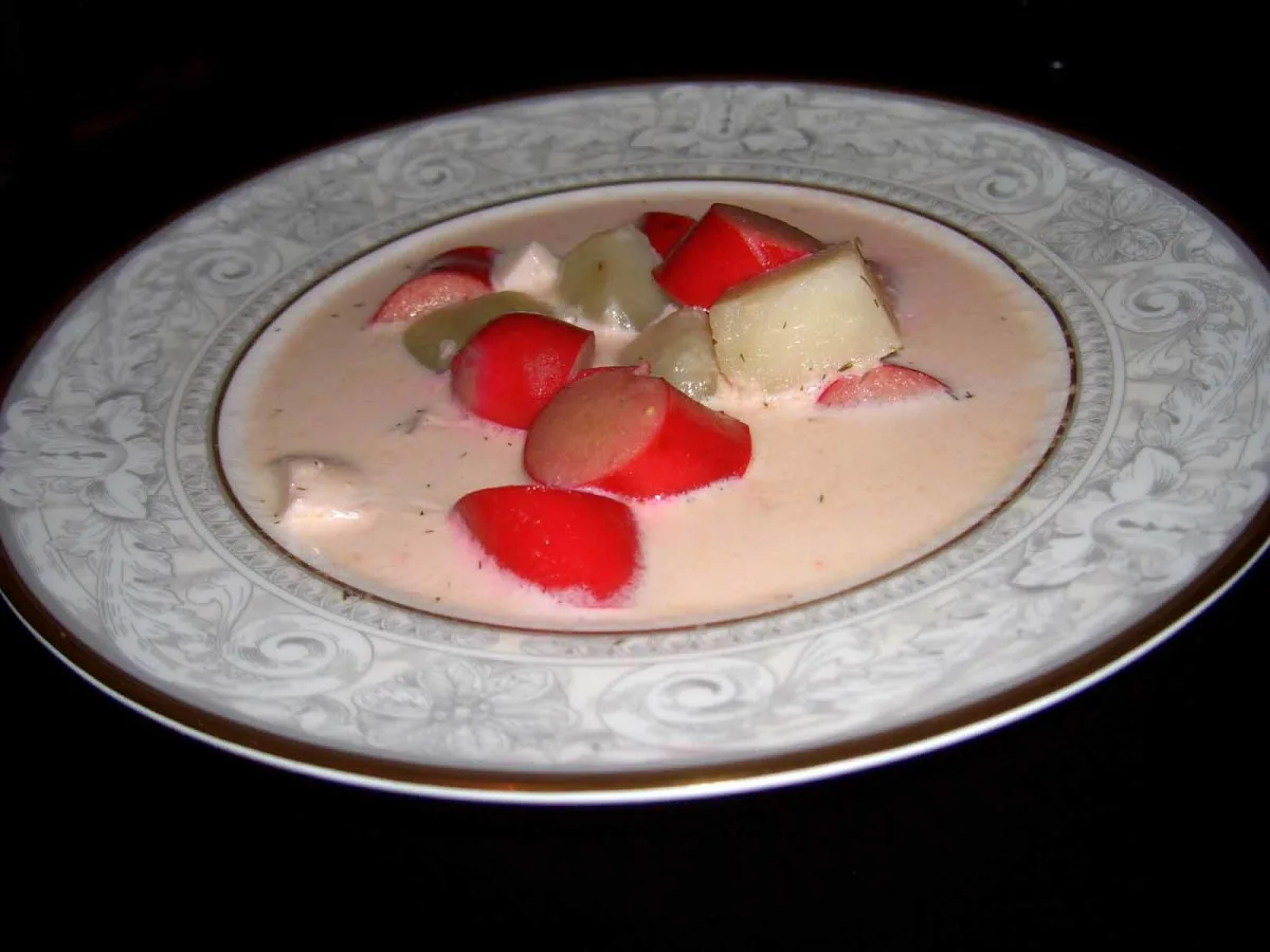 Potato Hot Dog Soup