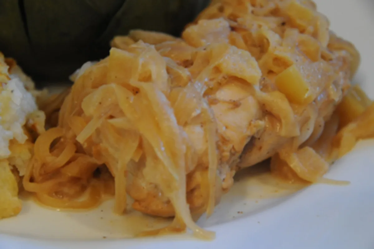 Курка у сидрі по-бретонськи