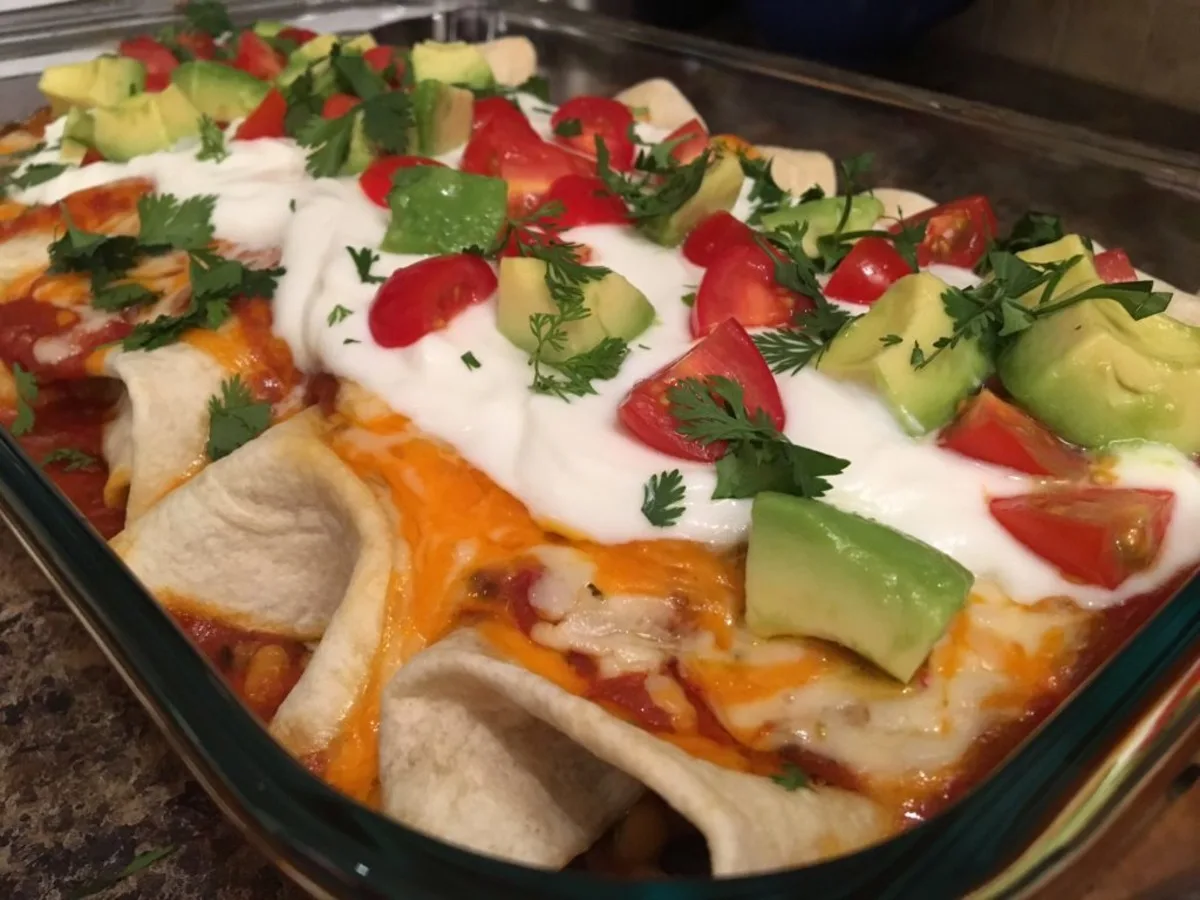 PULLED PORK ENCHILADAS