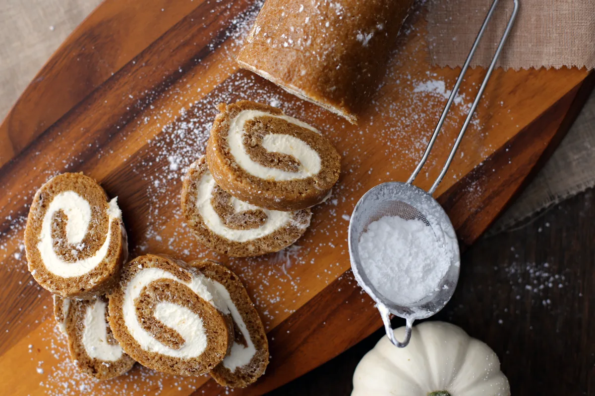 Pumpkin Cream Cheese Roll