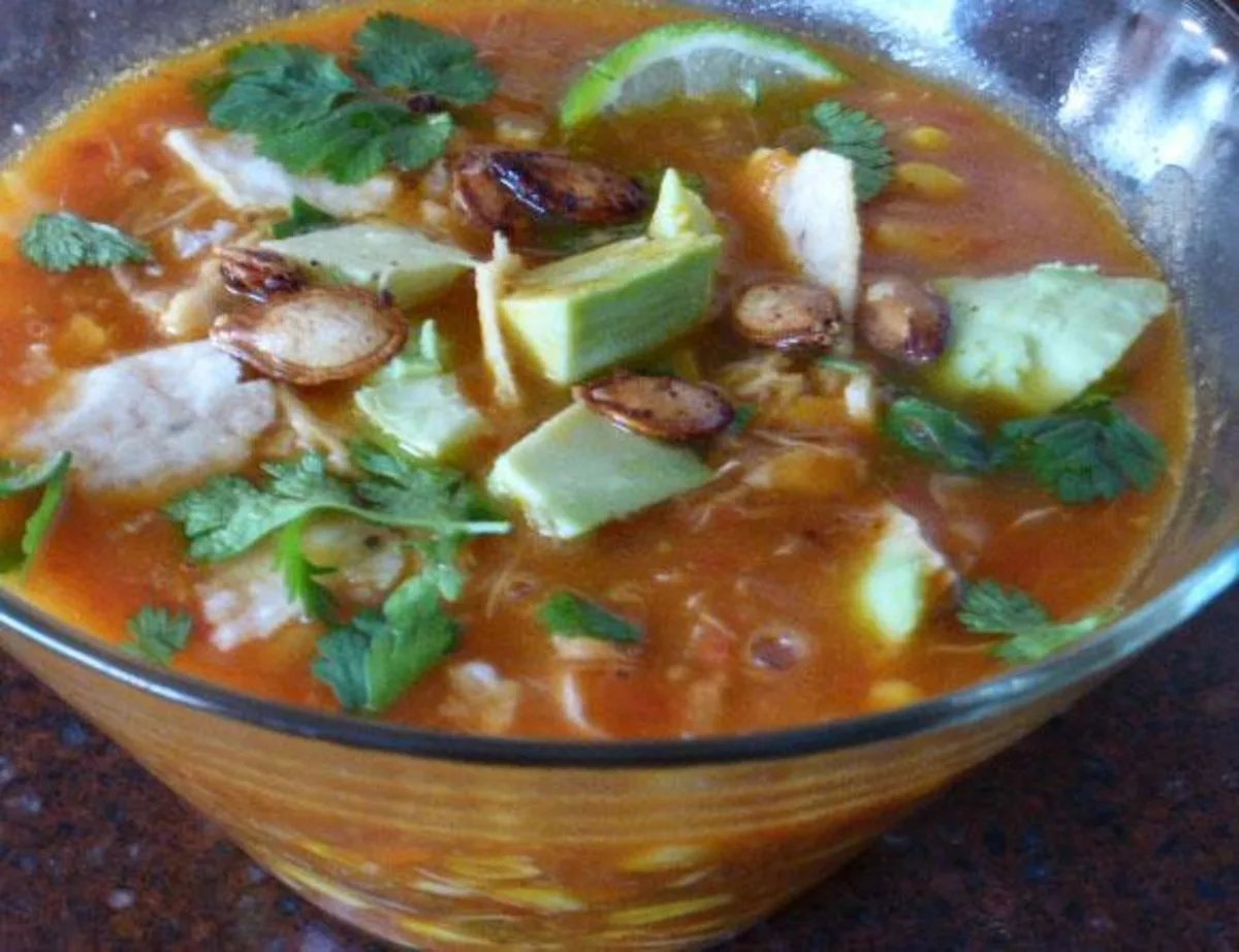 Pumpkin Tortilla Soup Perfection!