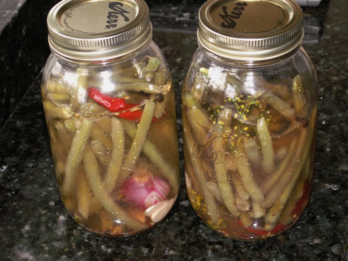Quick Chile Dilly Beans