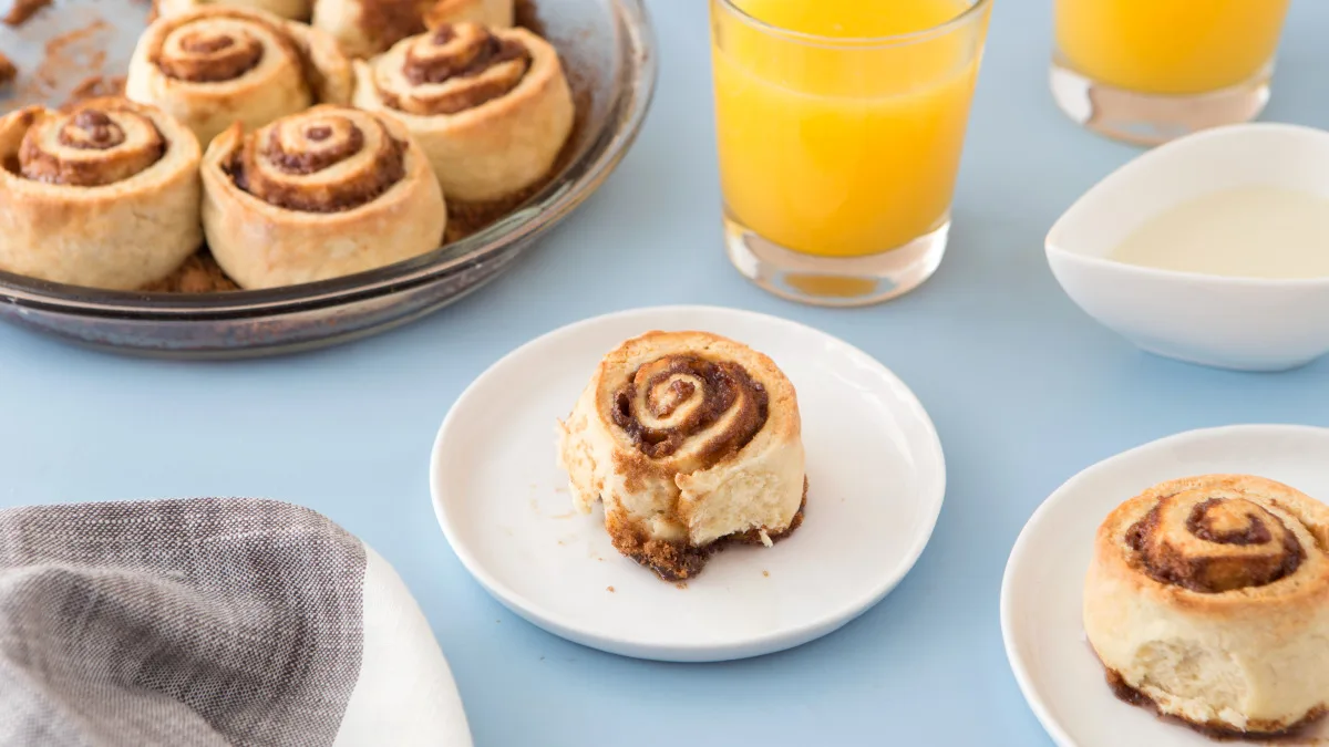 Quick Cinnamon Rolls - No Yeast