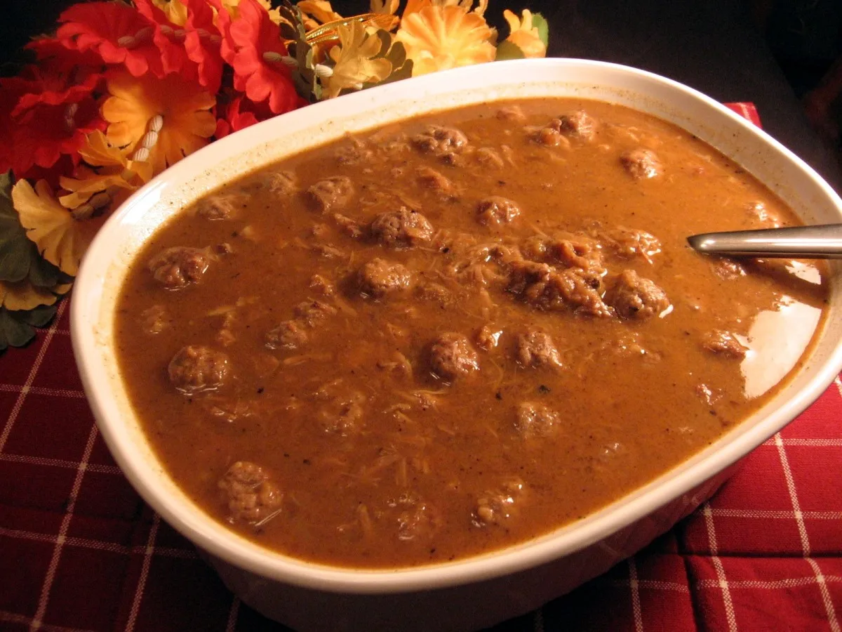 Ragoût De Pattes De Cochon (Pork Stew With Meatballs)