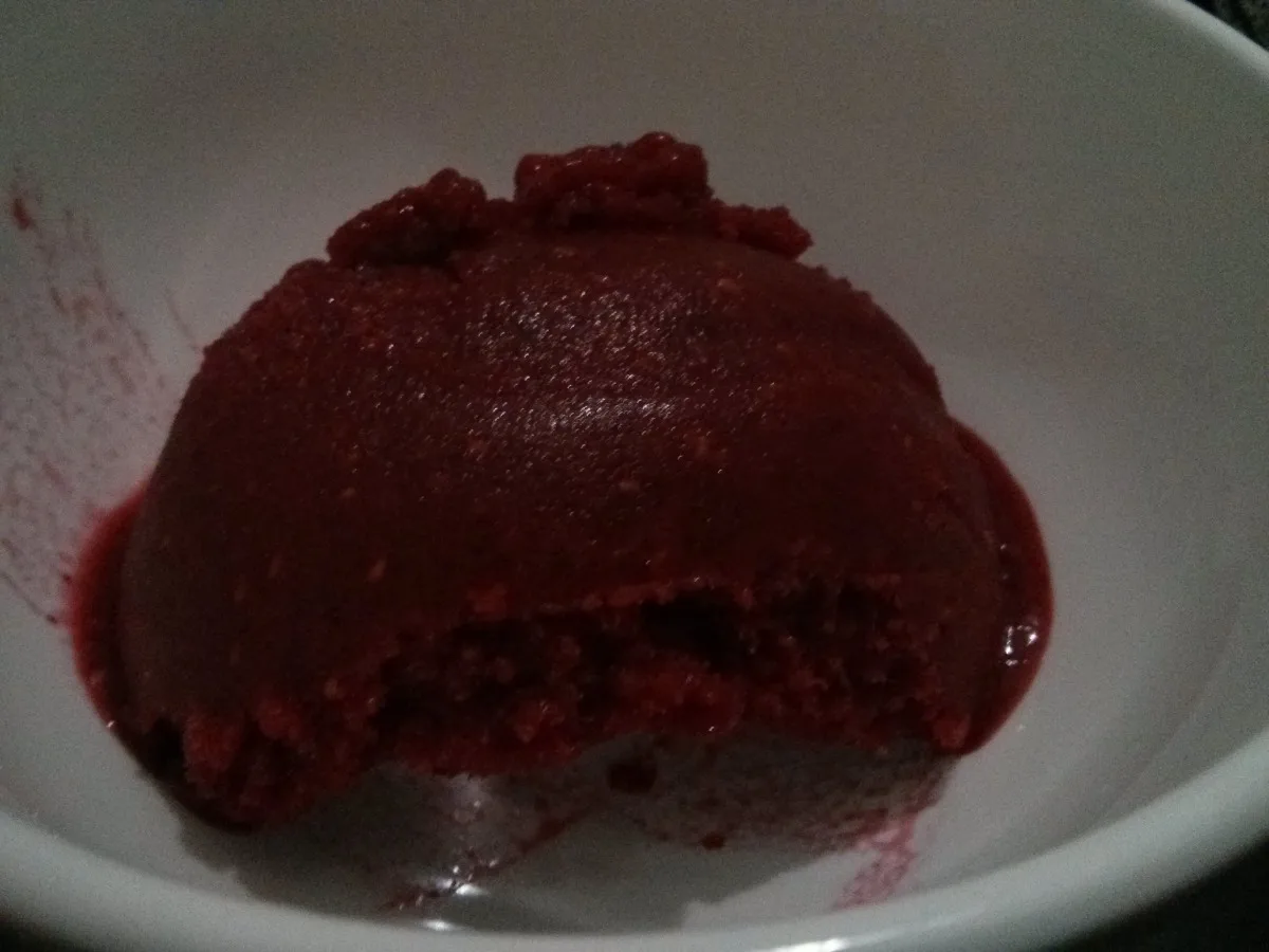 Raspberry and Mint Sorbet