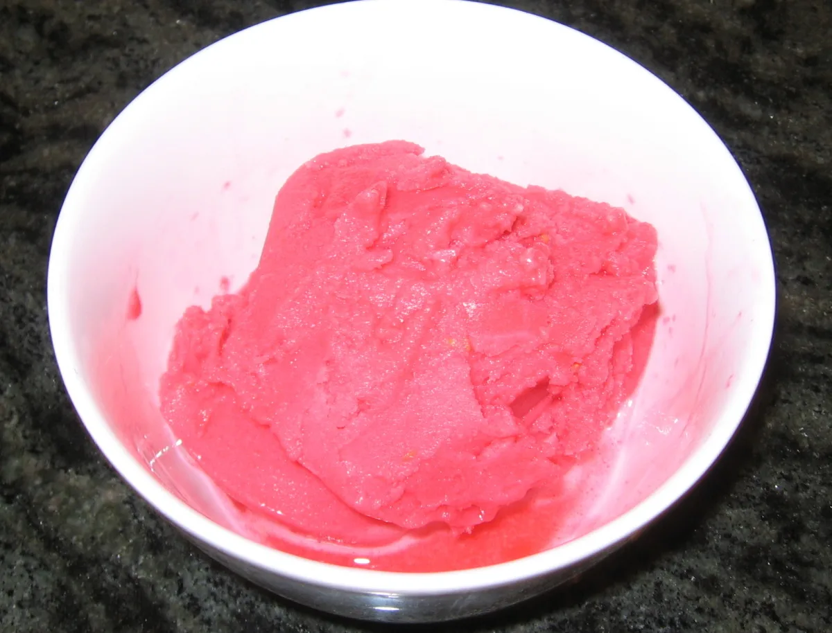 Raspberry-Chambord Sorbet
