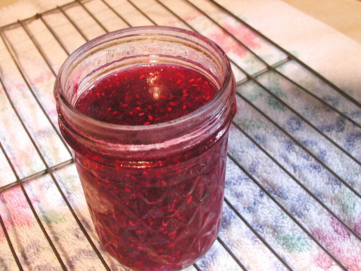 Fresh Raspberry Freezer Jam