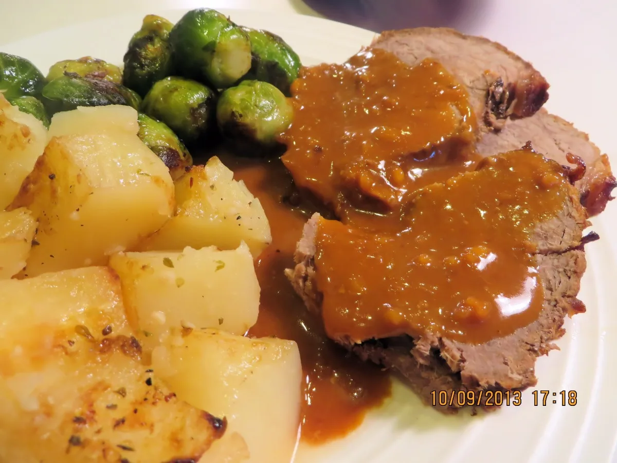 Red-Eye Beef Roast