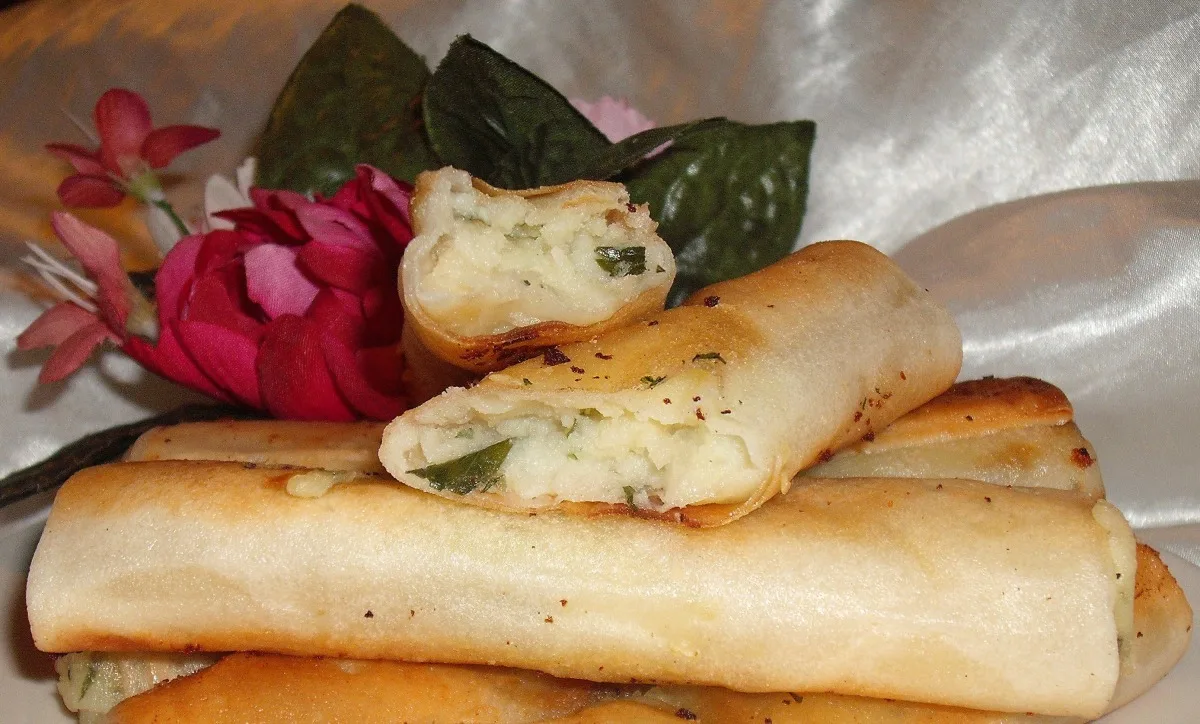 Rezika's Cheese & Potato Bourek (Algerian Spring Rolls)