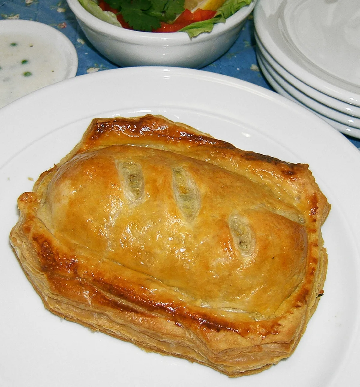 Rice and Salmon Pie