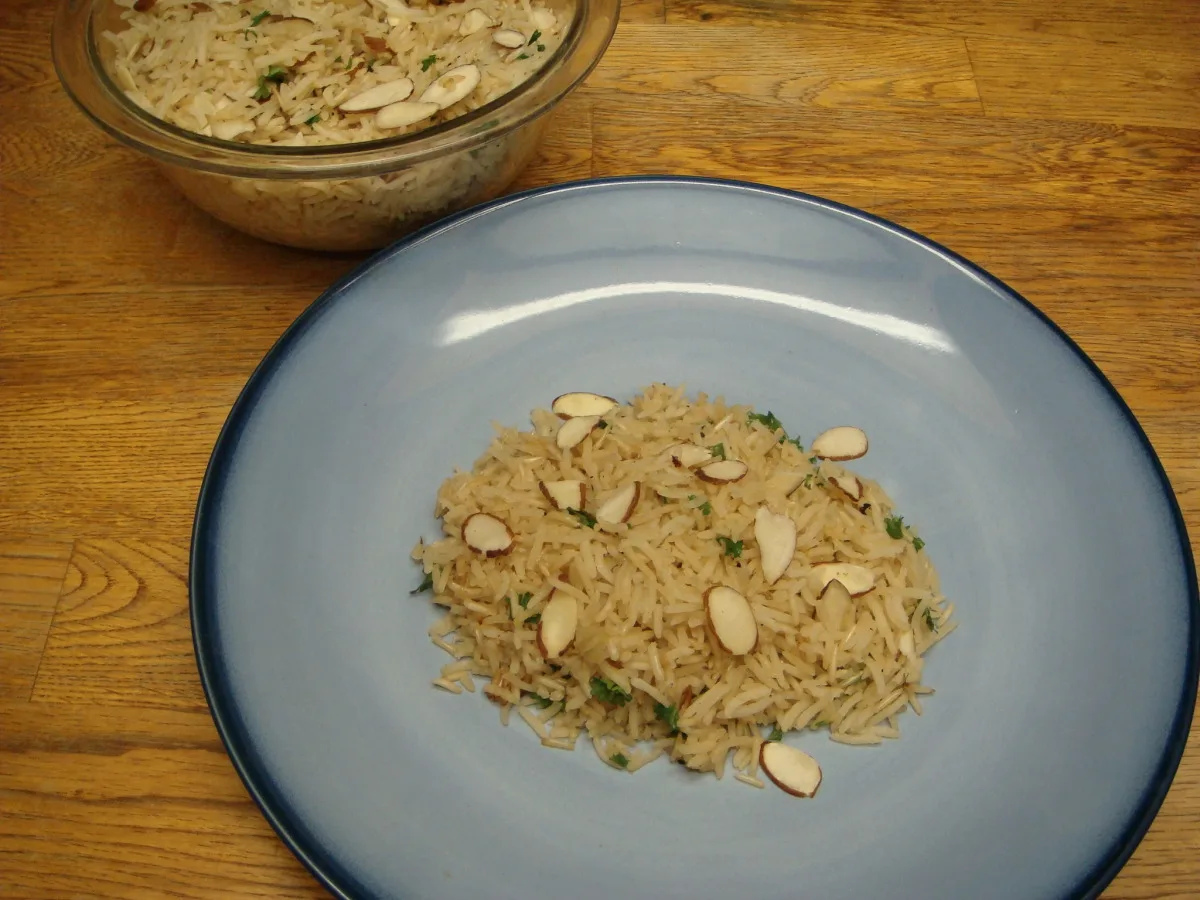 Rice Pilaf With Toasted Almonds