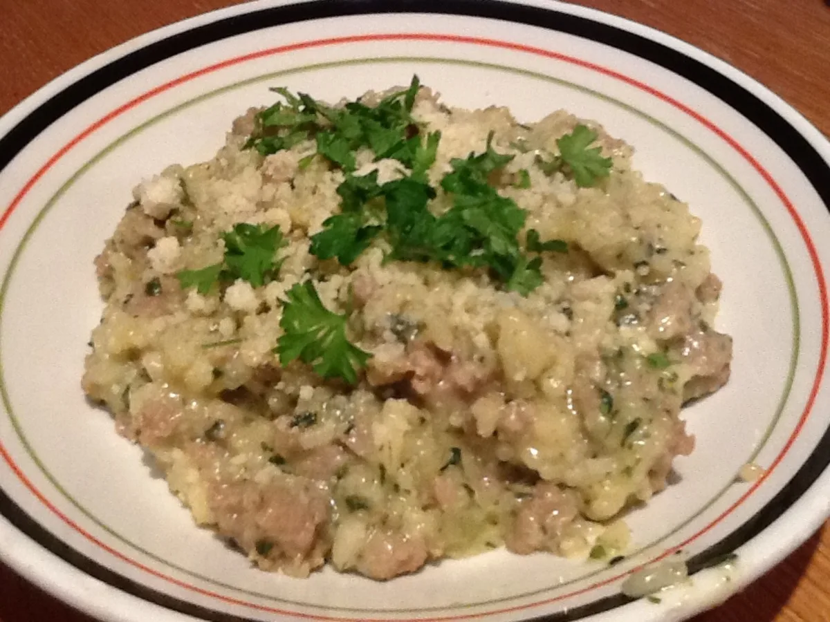 Risotto With Italian Sausage