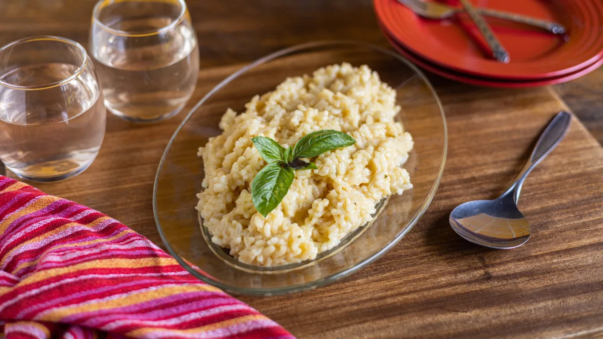 Risotto With Parmigiano-Reggiano in a Crock Pot