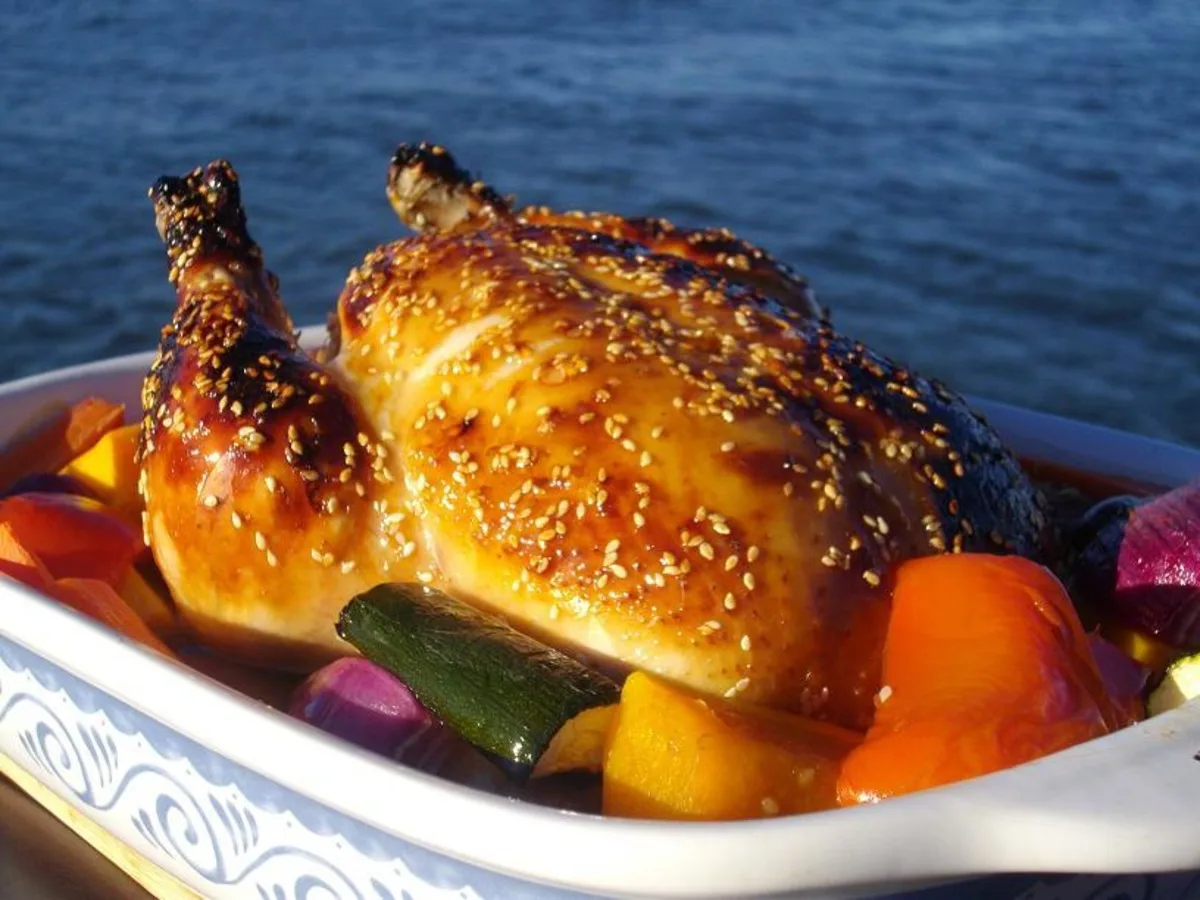 Roast Honey Sesame Chicken