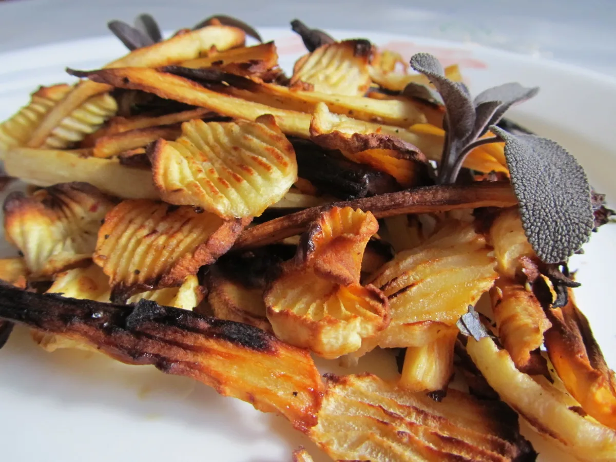 Roasted Parsnips With Shallots