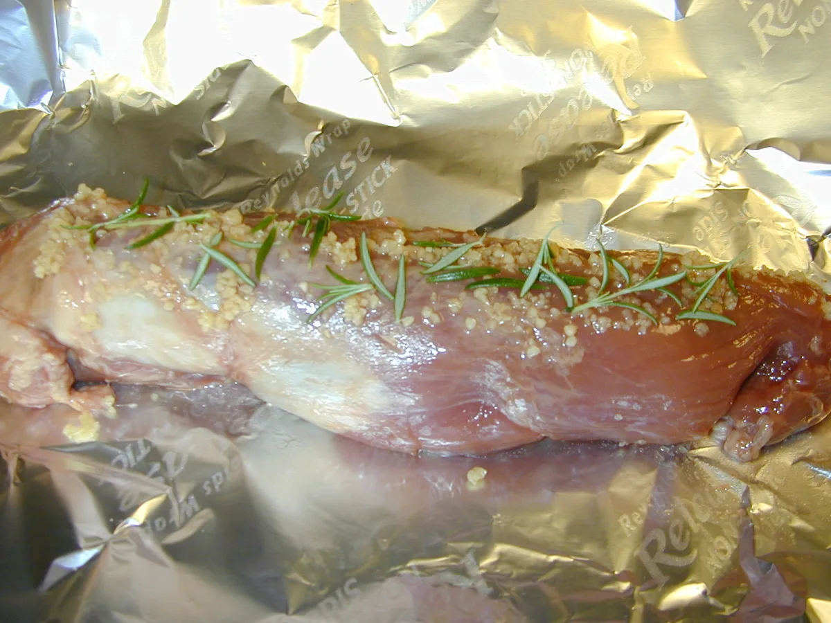 Roasted Pork Loin With Rosemary and Garlic
