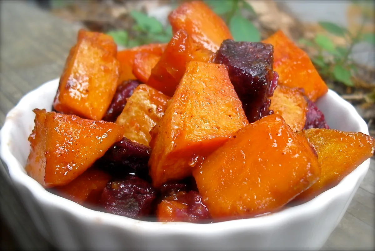 Roasted Sweet Potatoes With Honey-Lime Glaze