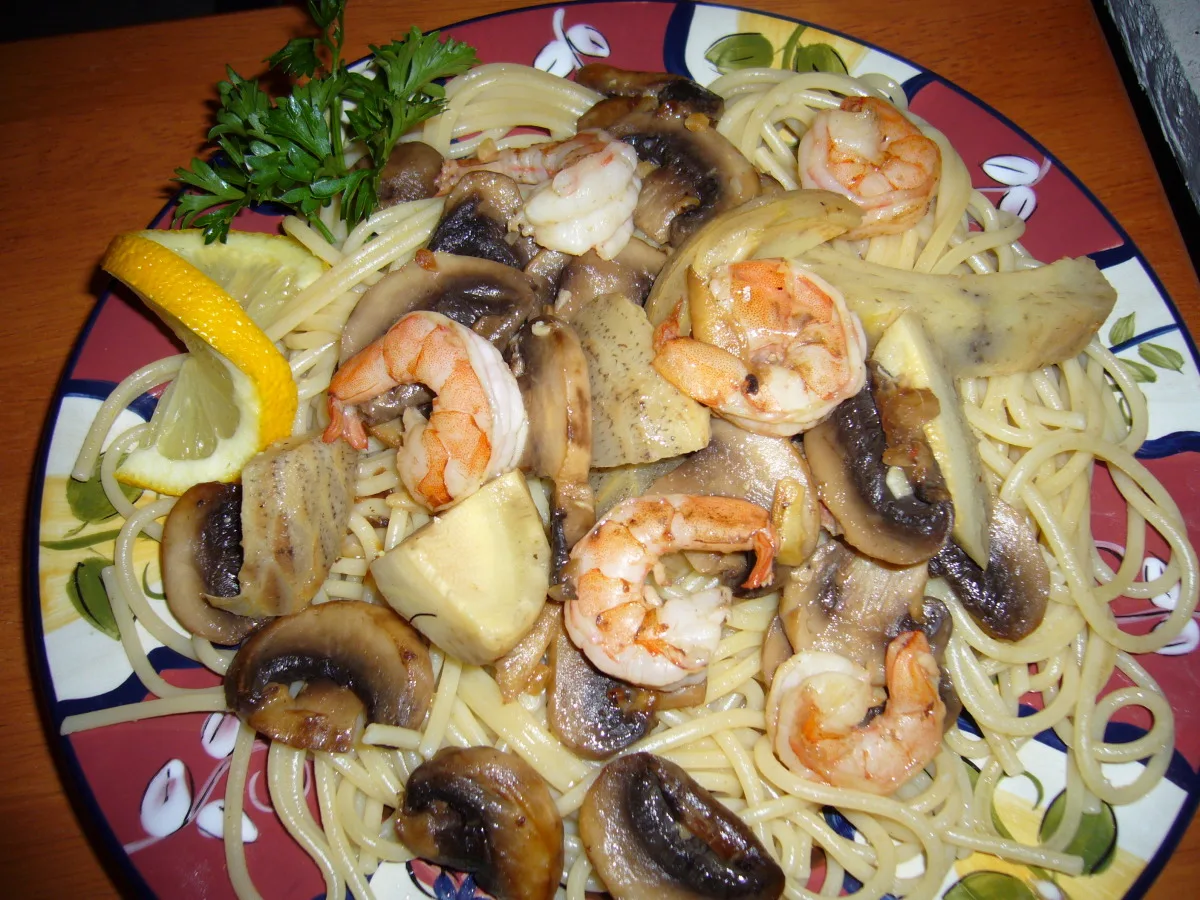 Креветки в соусі «Портофіно» за рецептом Romano’s Macaroni Grill