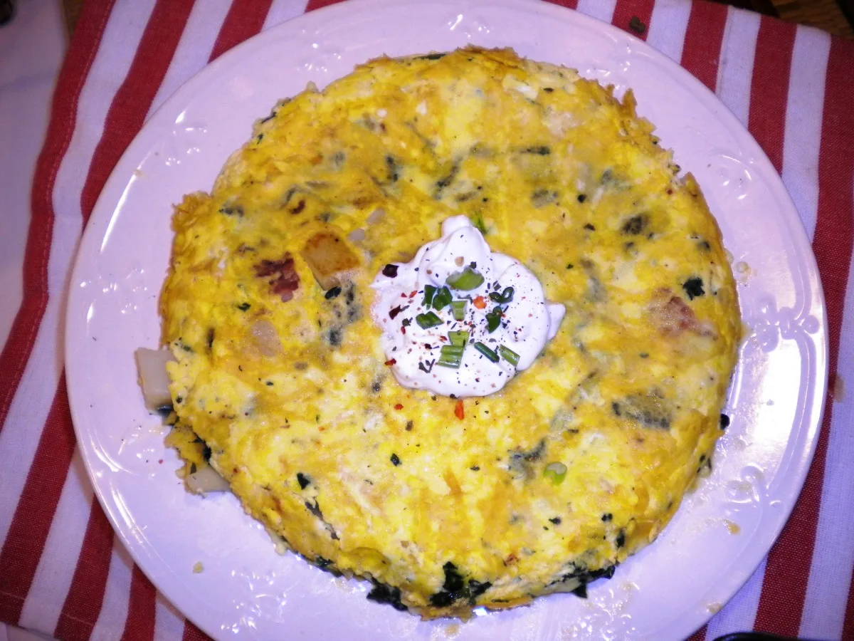 Rustic Dinner Egg Frittata