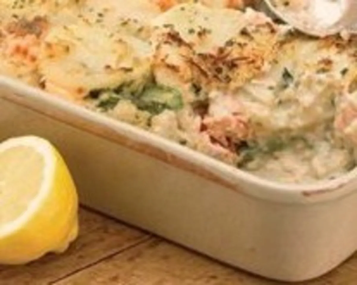 Salmon and Asparagus Lasagne