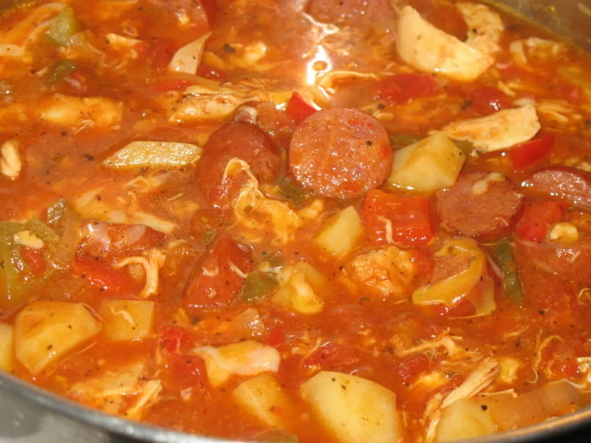 Sausage and Chicken Stew