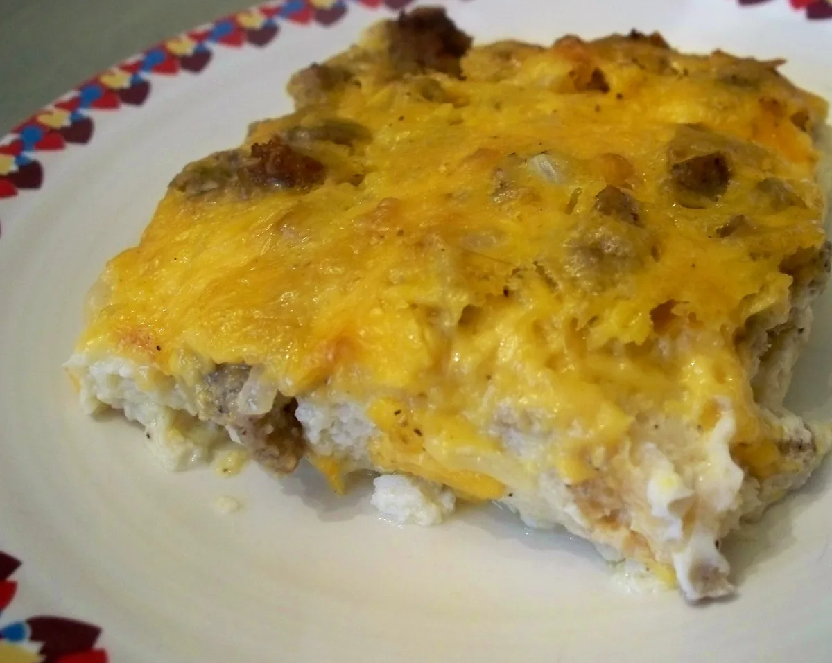 Sausage, Egg and Cheese Casserole