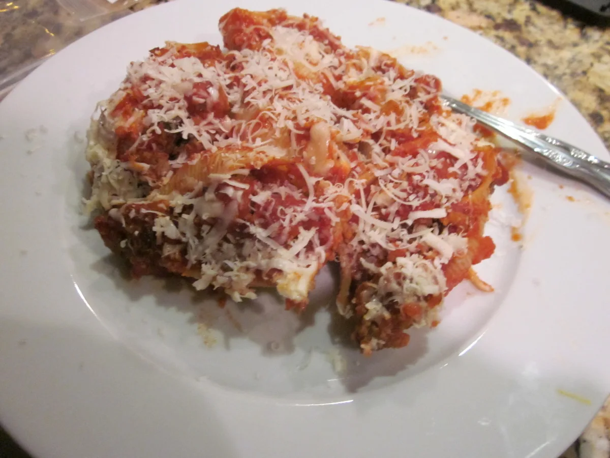 Sausage Stuffed Pasta Shells