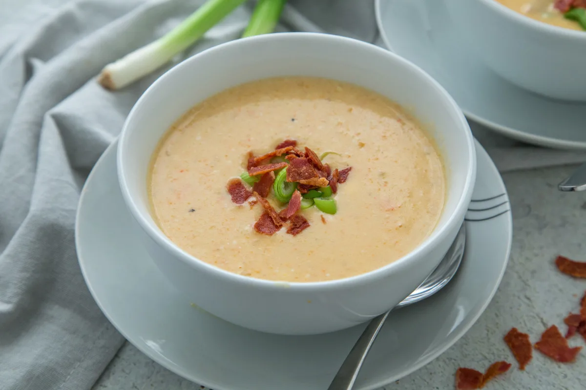 Savory Cheese Soup (Slow Cooker)