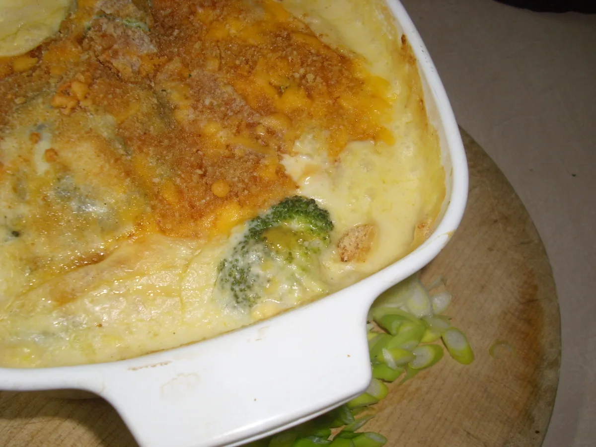 Scalloped Corn & Broccoli