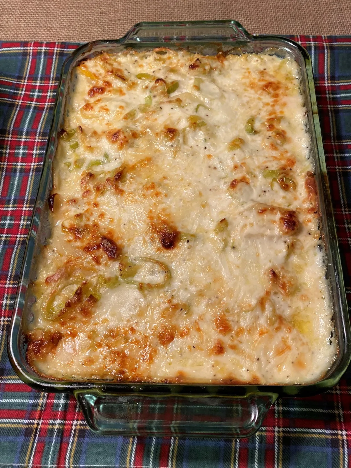 Scalloped Potatoes and Butternut Squash With Leeks