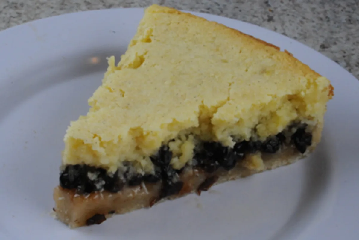 Semolina Tart With Black Currants (Burgundy, France)