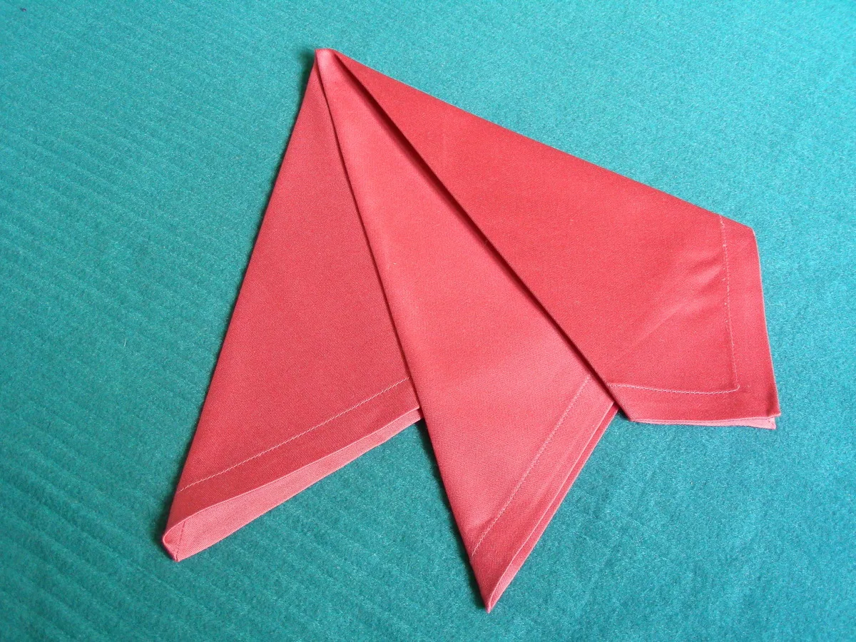 Serviette/Napkin Folding, the  French Fold.