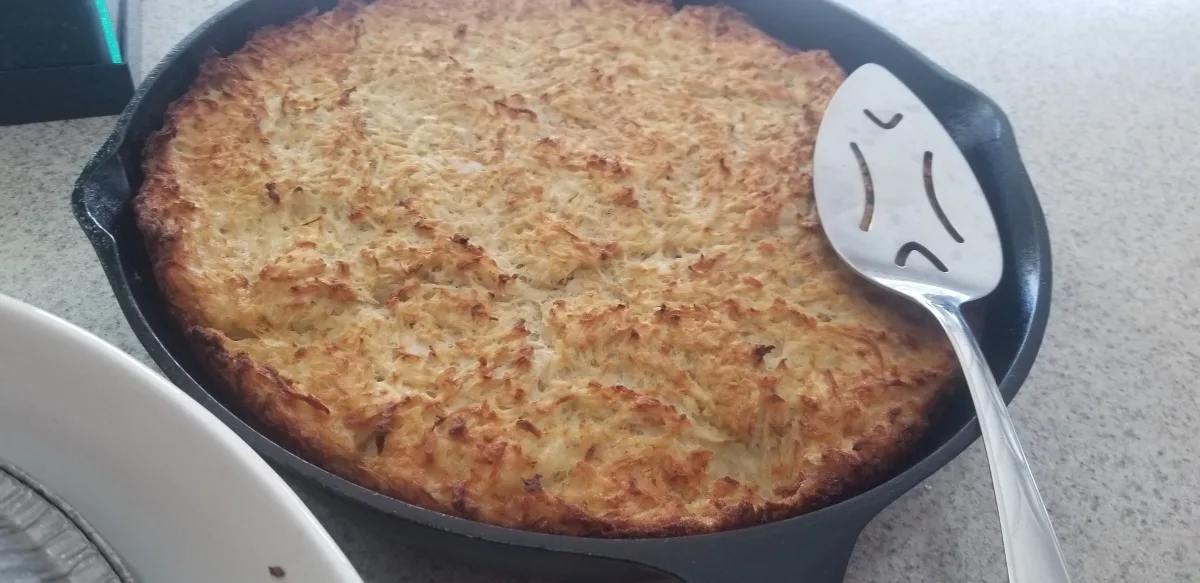 Shalom Bayit Kugel (Potato Kugel)
