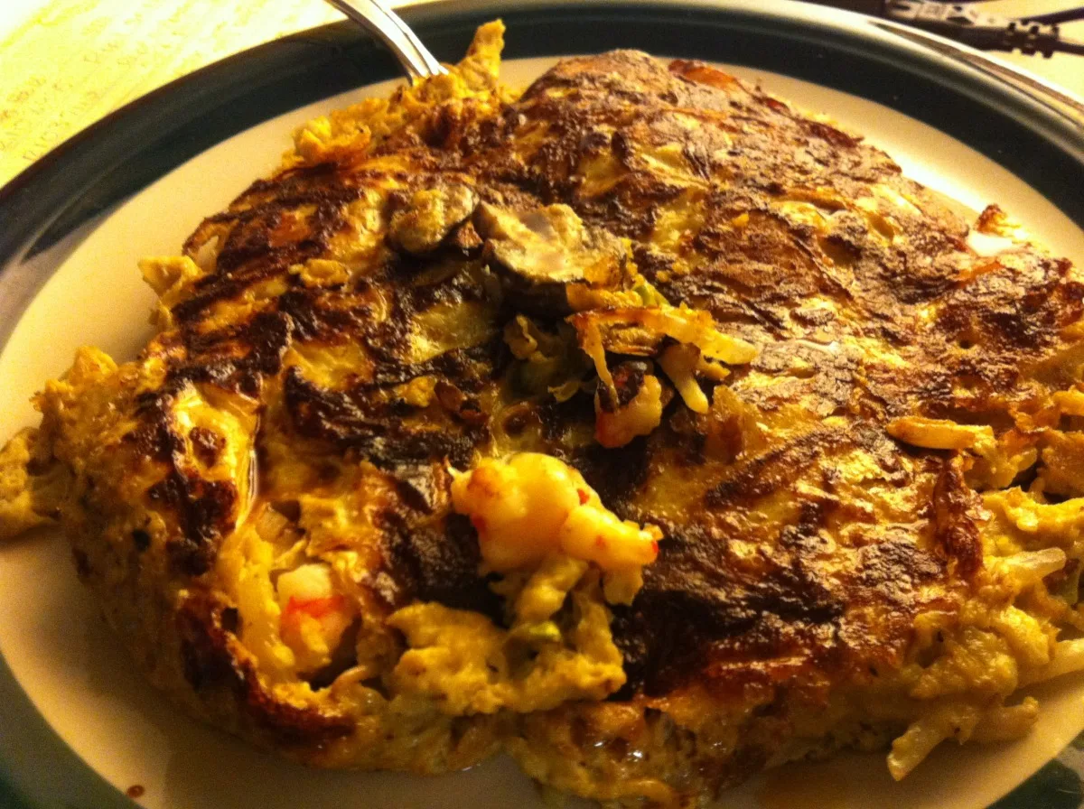 Shrimp Egg Foo Yong  (Low Carb and Low Fat)