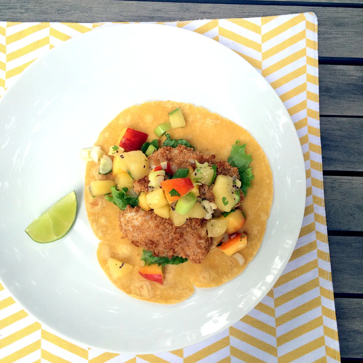 Shrimp Tacos With Kiwi Salsa