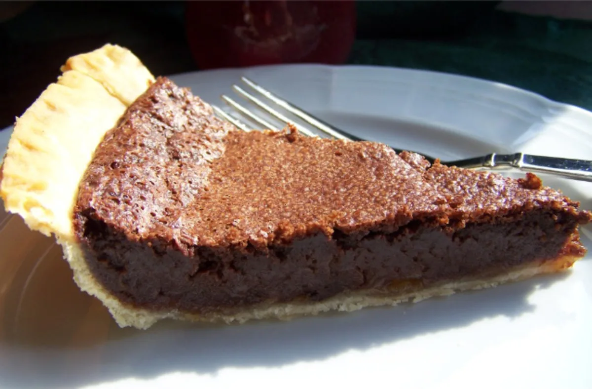 Simple Chocolate Chess Pie