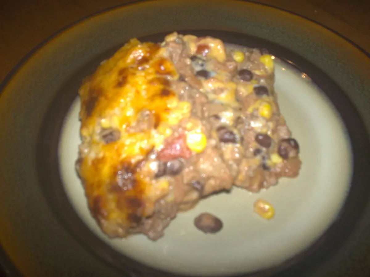 Six Sisters Cheesy Enchilada Casserole
