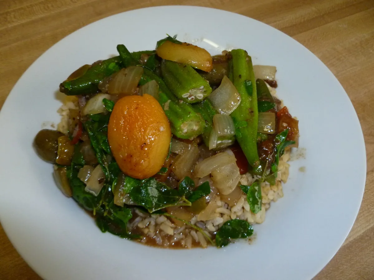 Slow-Cooker Lamb, Apricot, and Olive Tagine