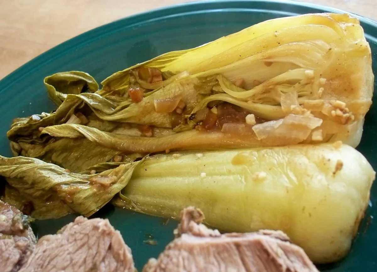 Slow-Simmered Bok Choy