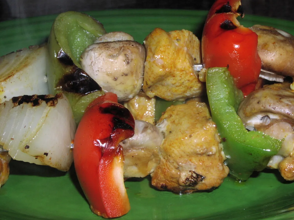 Smokin'  Chicken Kebabs