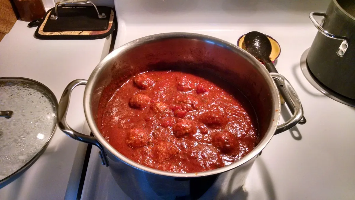 Spaghetti Sauce With Meatballs