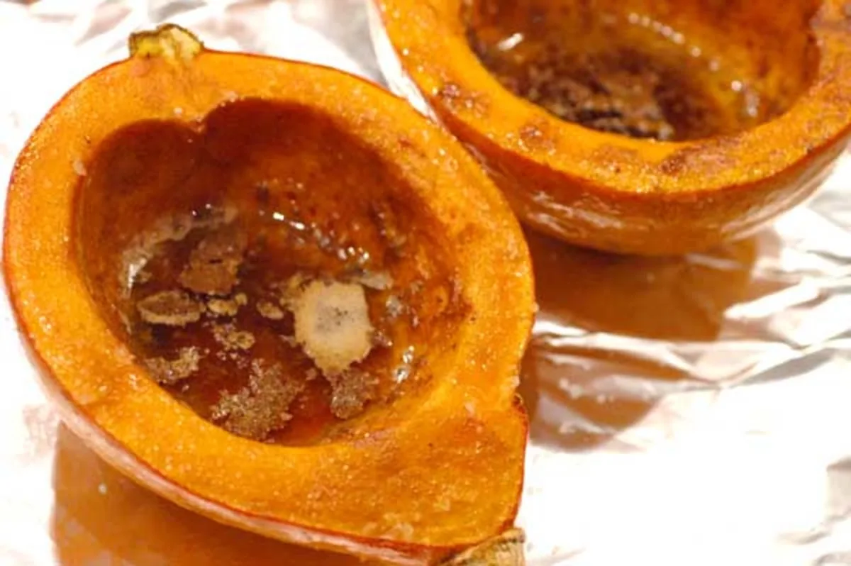 Spiced Baked Acorn Squash