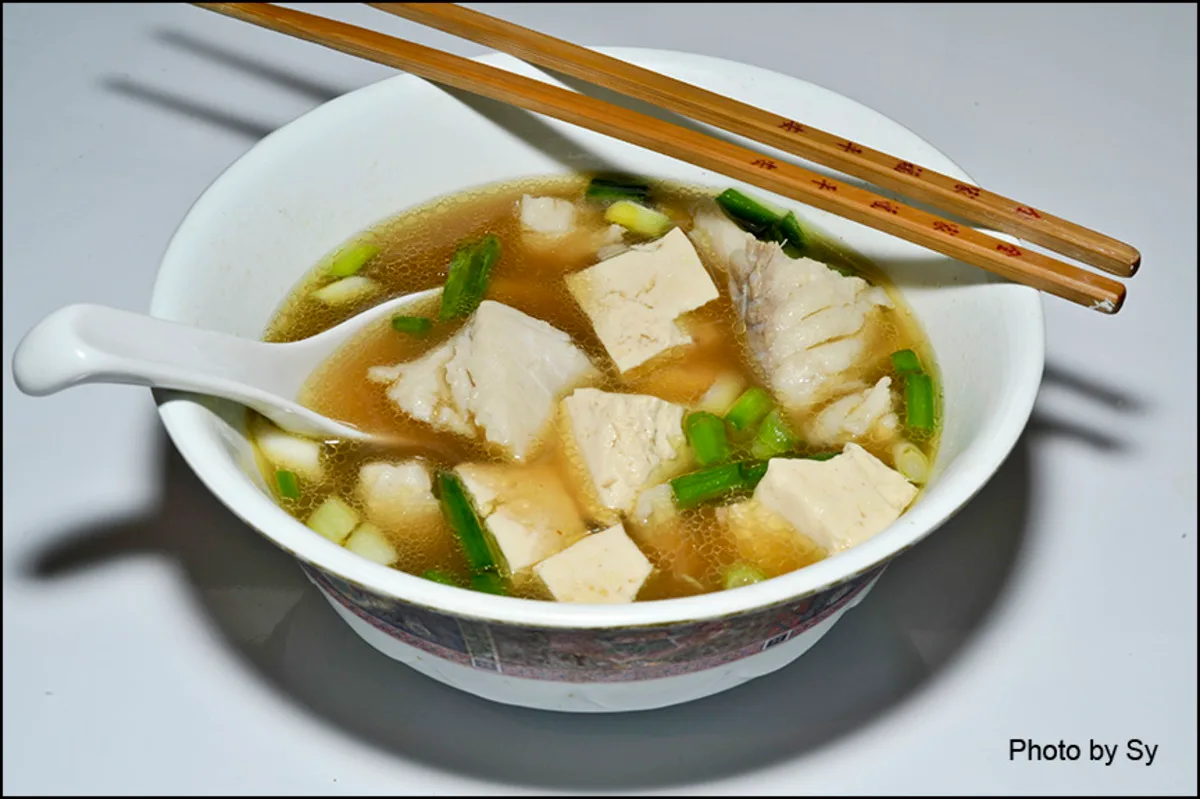 Spicy Cod Fish and Tofu Soup/Sauce by Sy
