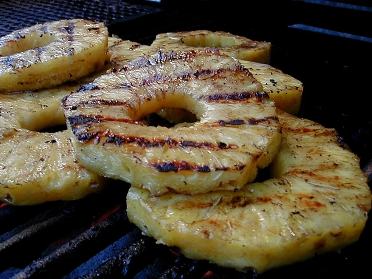 Spicy Grilled Pineapple