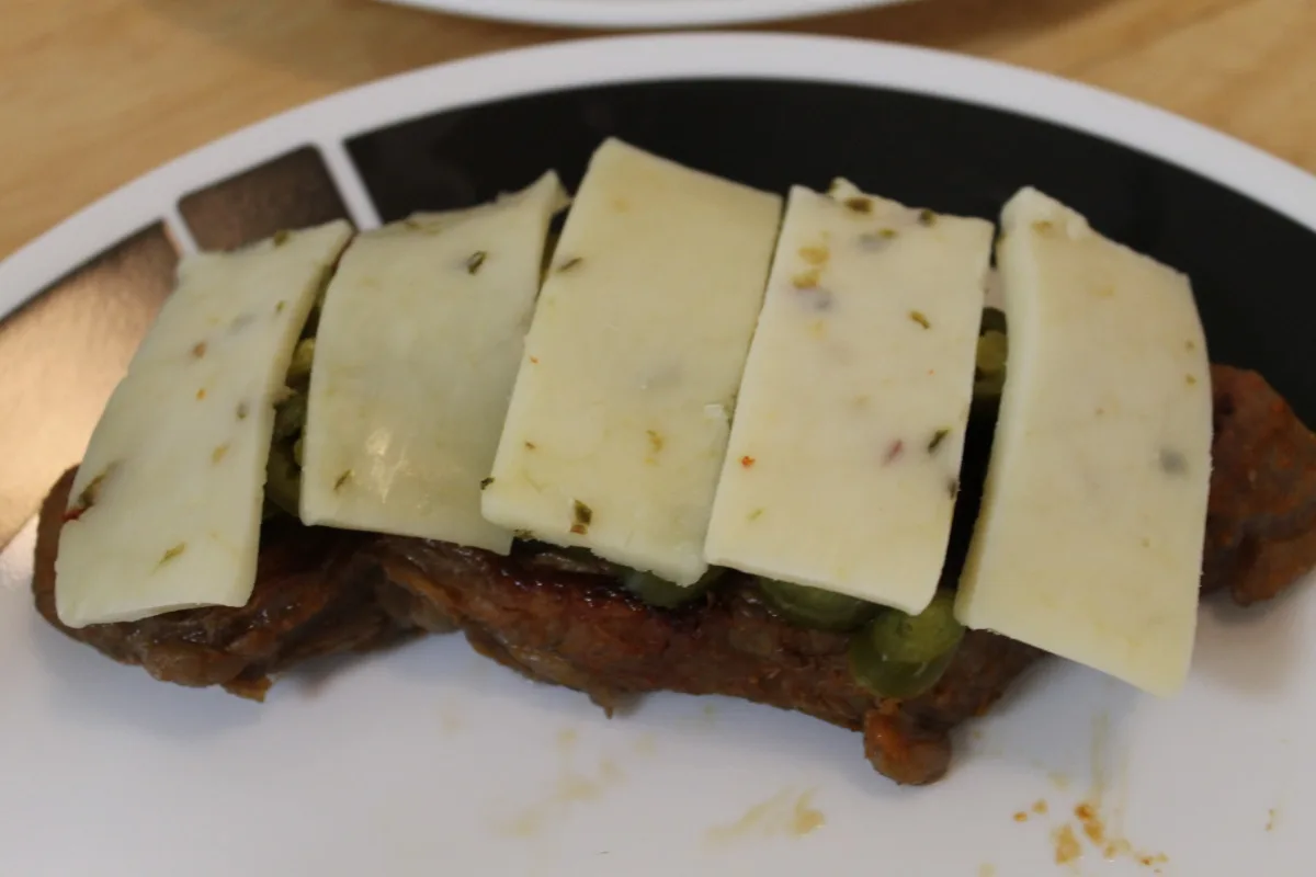 Spicy Pepper Jack Smothered Sirloin Steaks