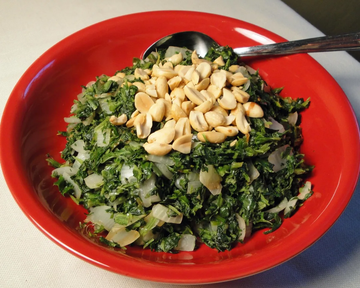 Spinach and Groundnuts (Peanuts - Eastern Africa)