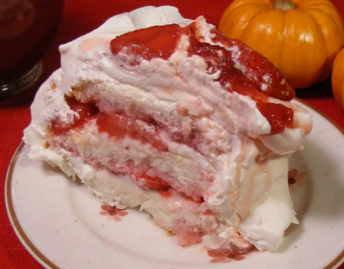 Strawberry Angel Cake