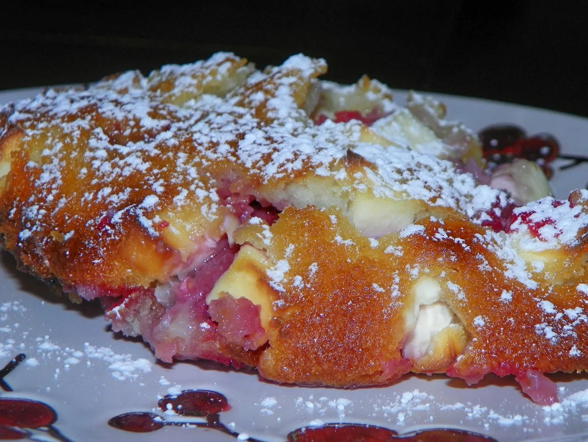 Strawberry Cream Cheese Cobbler